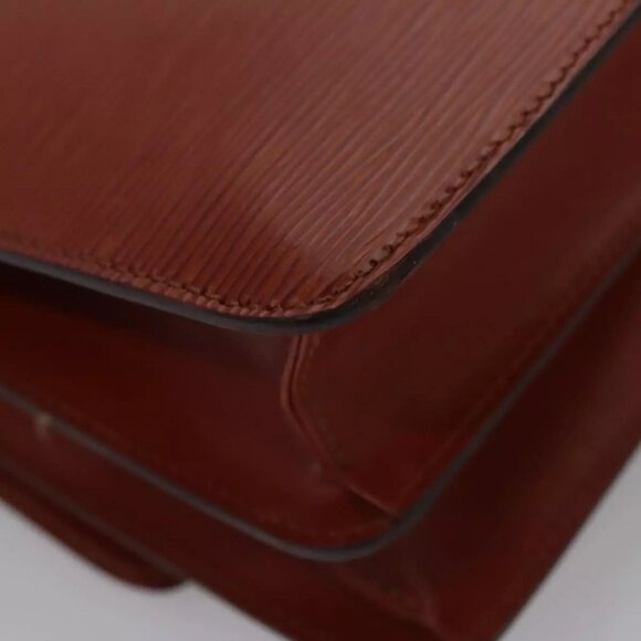 LOUIS VUITTON Epi Free Run Shoulder Bag Brown M52403 LV Auth ep7427 - Picture 4 of 16